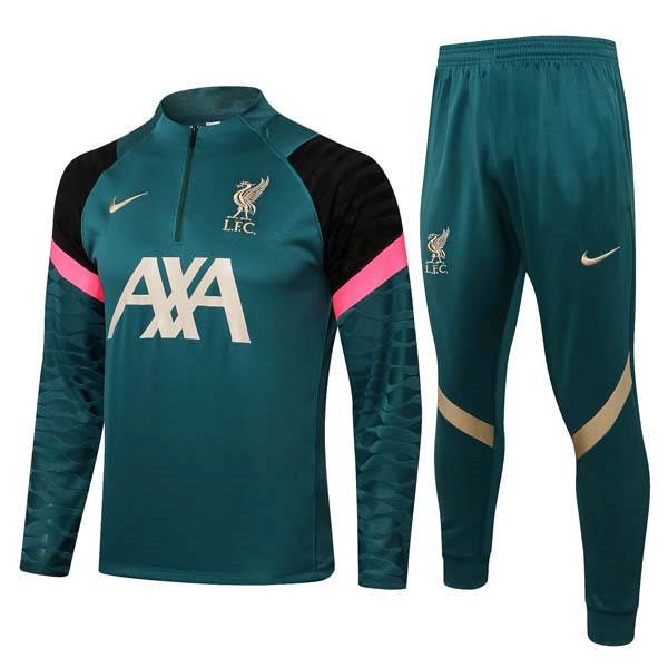 Felpa Allenamento Liverpool 2022 Verde Nero